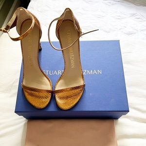 Stuart Weitzman Nudistsong Sandals - Sz. 37 (6.5)
